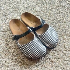 Birki by Birkenstock Houndstooth Clogs